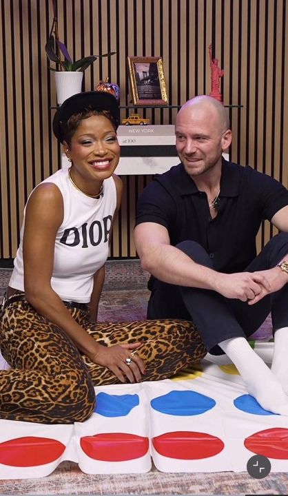 Keke Palmer with her rumored boyfriend, Sean Evans.