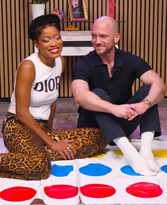 Sean Evans and Keke Palmer.