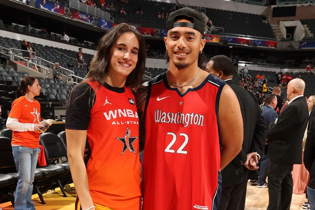 Sonia Citron with her boyfriend, Marist Liufau.