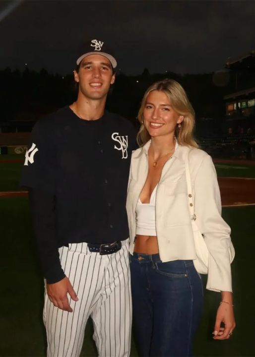 Spencer Jones with his girlfriend, Ava O’Connor.