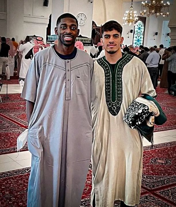 Ousmane Dembélé is a practicing Muslim.