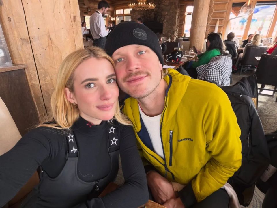 Emma Roberts with her newly married husband, Cody John.