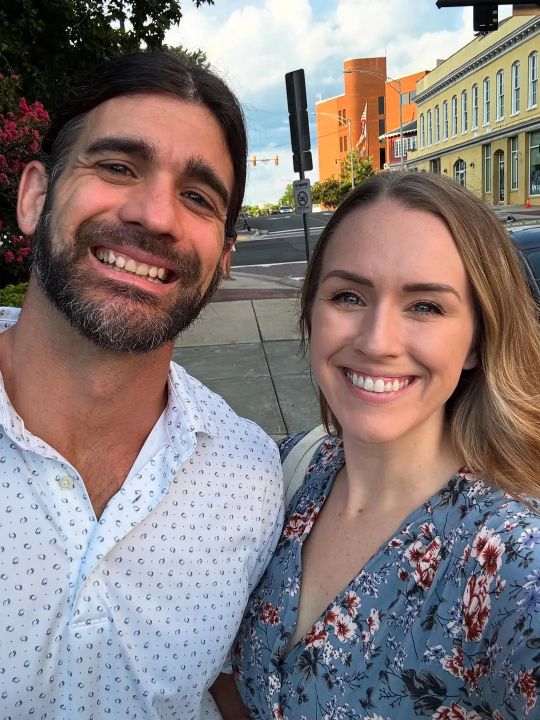 Jen Hamilton with her husband, Brian Hamilton.