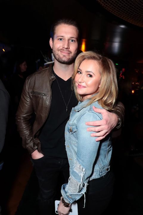 Hayden Panettiere with her ex-boyfriend, Brian Hickerson.